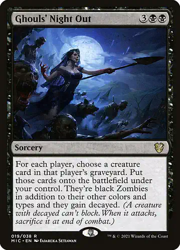 Ghouls' Night Out - mic Spoiler