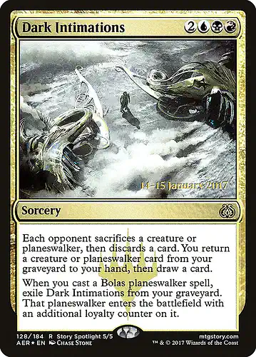 Dark Intimations - aer Spoiler