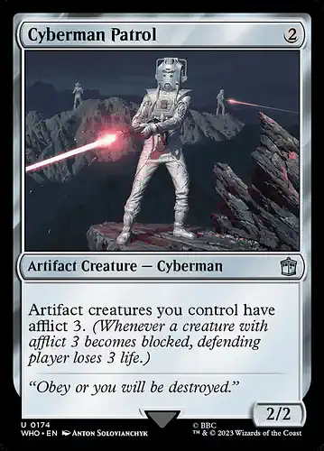 Cyberman Patrol - who Spoiler