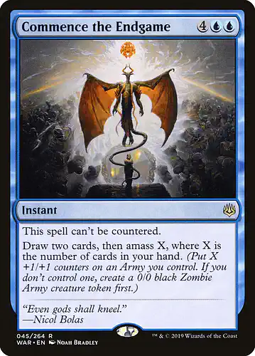 Commence the Endgame - war Spoiler