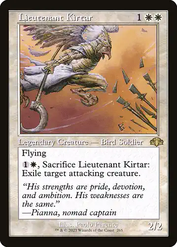 Lieutenant Kirtar - dmr Spoiler