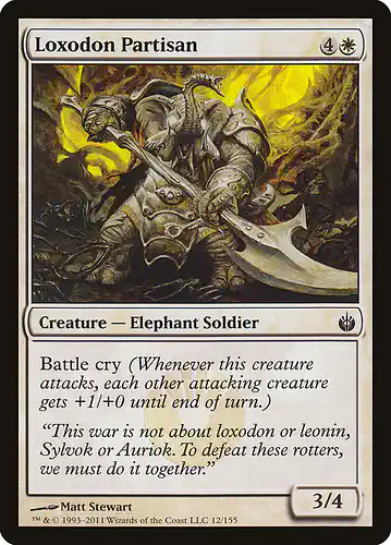 Loxodon Partisan - mbs Spoiler