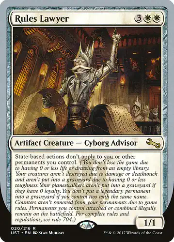 Rules Lawyer - ust Spoiler