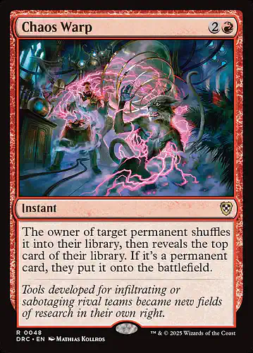 Chaos Warp - drc Spoiler