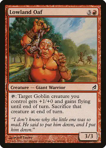 Lowland Oaf - lrw Spoiler