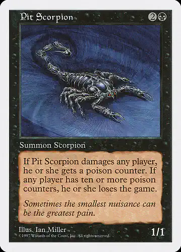 Pit Scorpion - 5ed Spoiler