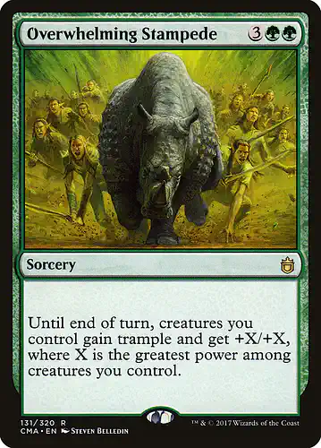 Overwhelming Stampede - cma Spoiler