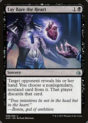 Lay Bare the Heart - akh Spoiler