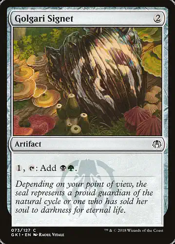 Golgari Signet - gk1 Spoiler