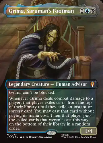 Gríma, Saruman's Footman - hoc Spoiler
