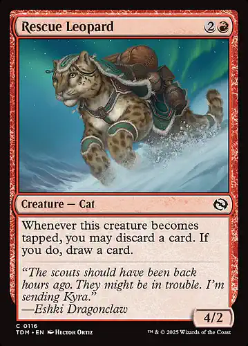 Rescue Leopard - tdm Spoiler