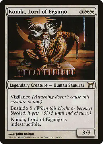 Konda, Lord of Eiganjo - chk Spoiler