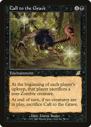 Call to the Grave - scg Spoiler