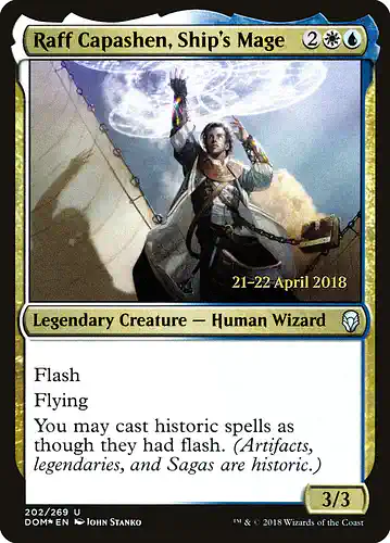 Raff Capashen, Ship's Mage - dom Spoiler