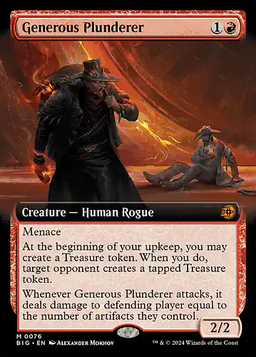 Generous Plunderer - big Spoiler