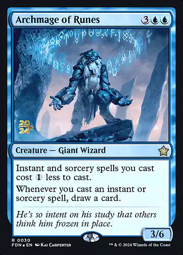Archmage of Runes - fdn Spoiler
