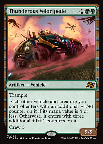 Thunderous Velocipede - dft Spoiler