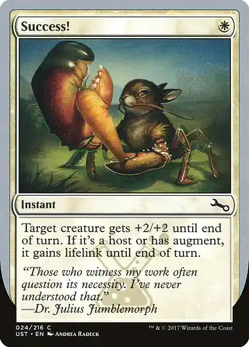 Success! - ust Spoiler