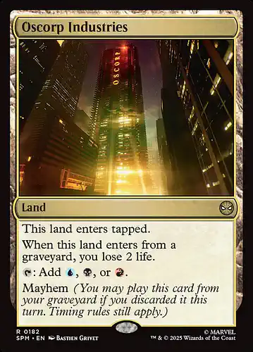 Oscorp Industries - spm Spoiler