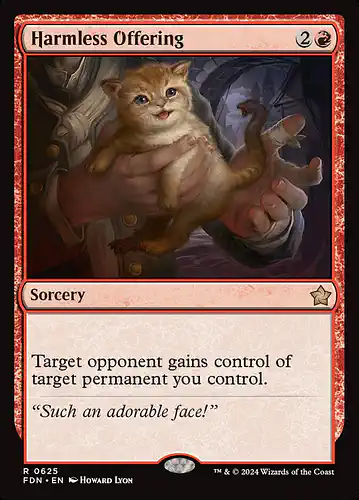 Harmless Offering - fdn Spoiler
