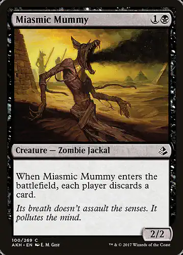 Miasmic Mummy - akh Spoiler