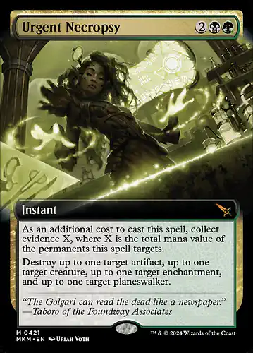 Urgent Necropsy - mkm Spoiler