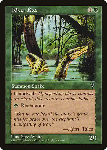 River Boa - vis Spoiler