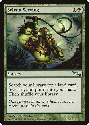 Sylvan Scrying - mrd Spoiler