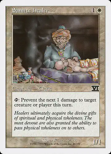 Samite Healer - 6ed Spoiler