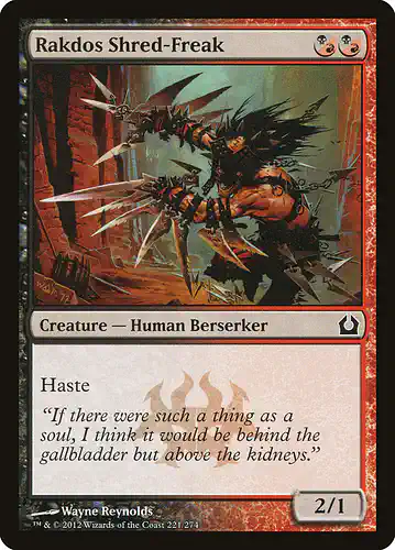 Rakdos Shred-Freak - rtr Spoiler