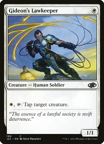 Gideon's Lawkeeper - j22 Spoiler