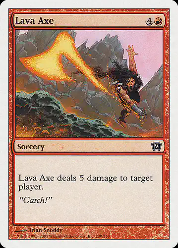 Lava Axe - 9ed Spoiler