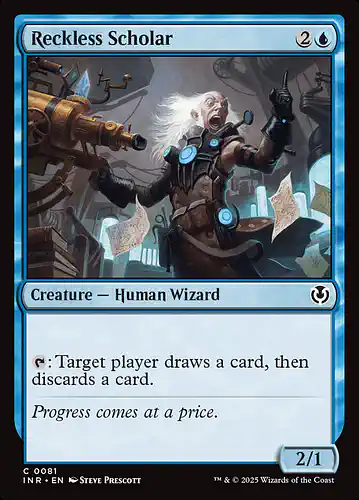 Reckless Scholar - inr Spoiler