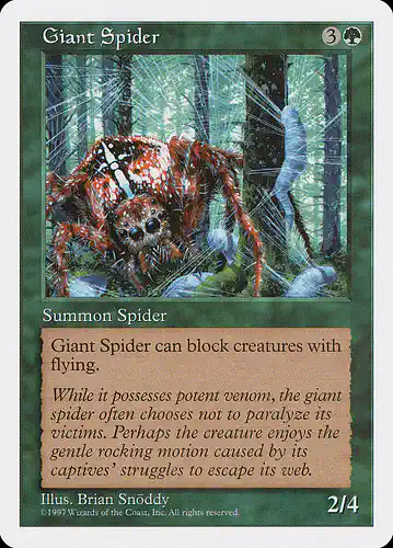Giant Spider - 5ed Spoiler