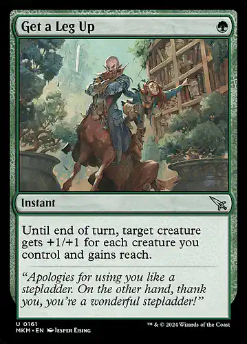 Get a Leg Up - mkm Spoiler
