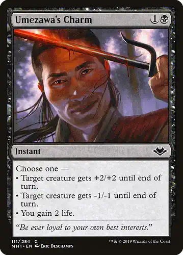 Umezawa's Charm - mh1 Spoiler