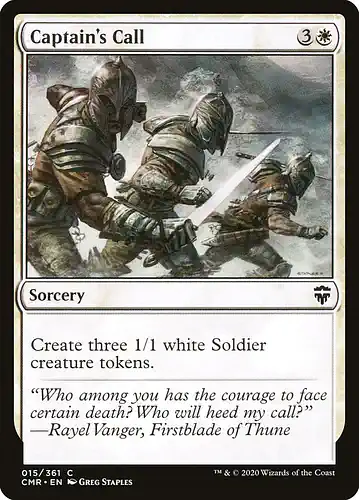 Captain's Call - cmr Spoiler