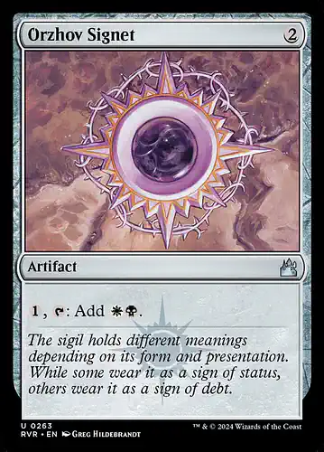Orzhov Signet - rvr Spoiler