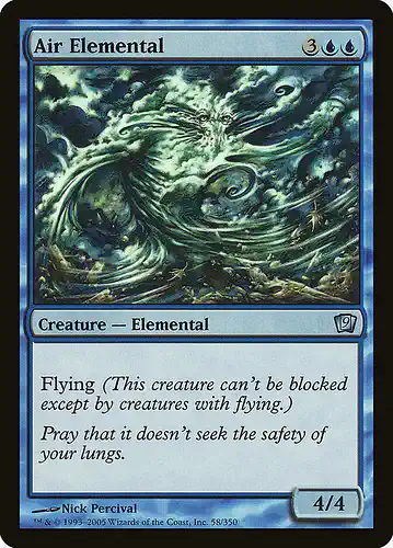 Air Elemental - 9ed Spoiler