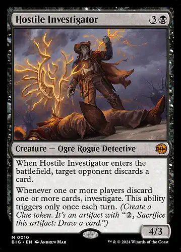 Hostile Investigator - big Spoiler