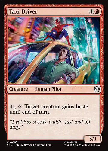 Taxi Driver - spm Spoiler