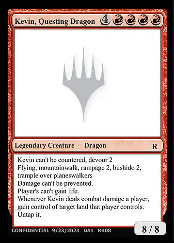 Kevin, Questing Dragon - unk Spoiler