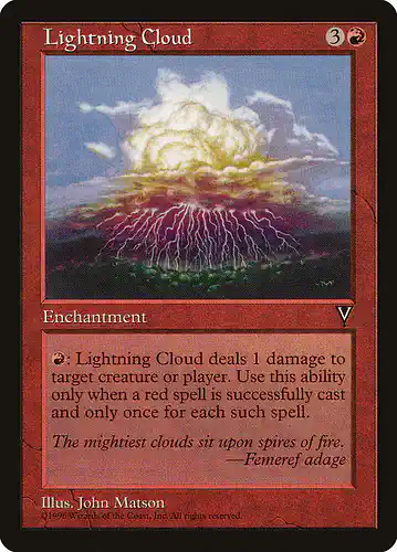 Lightning Cloud - vis Spoiler