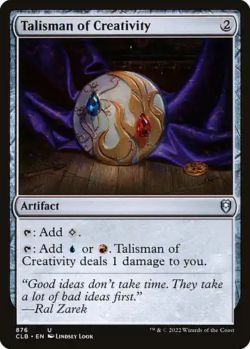 Talisman of Creativity - clb Spoiler