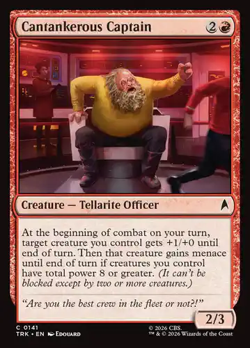 Cantankerous Captain - trk Spoiler
