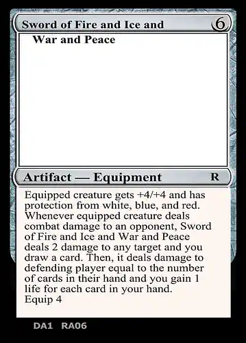 Sword of Fire and Ice and War and Peace - unk Spoiler