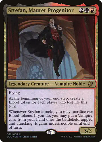 Strefan, Maurer Progenitor - voc Spoiler