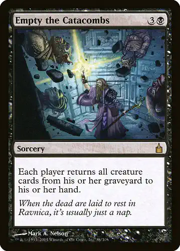 Empty the Catacombs - rav Spoiler