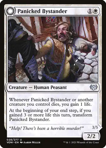 Panicked Bystander - vow Spoiler