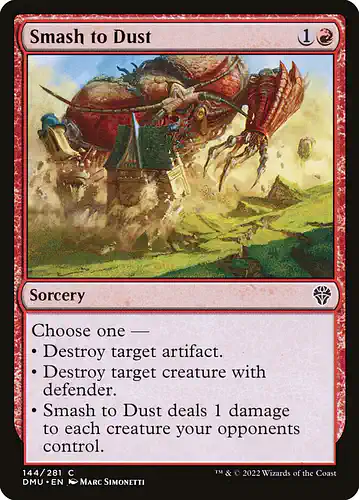 Smash to Dust - dmu Spoiler